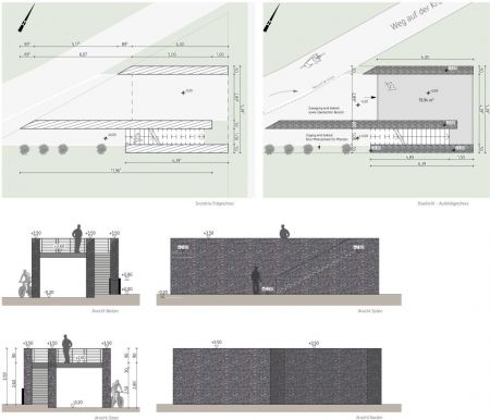 Zeichnung Aussichtsplattform