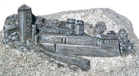Abbildung der Starkenburg aus Stein
