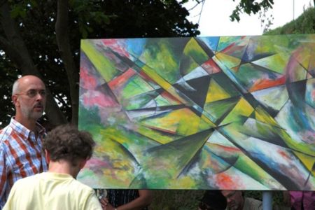 Kunstwerk auf dem Erlebnispfad