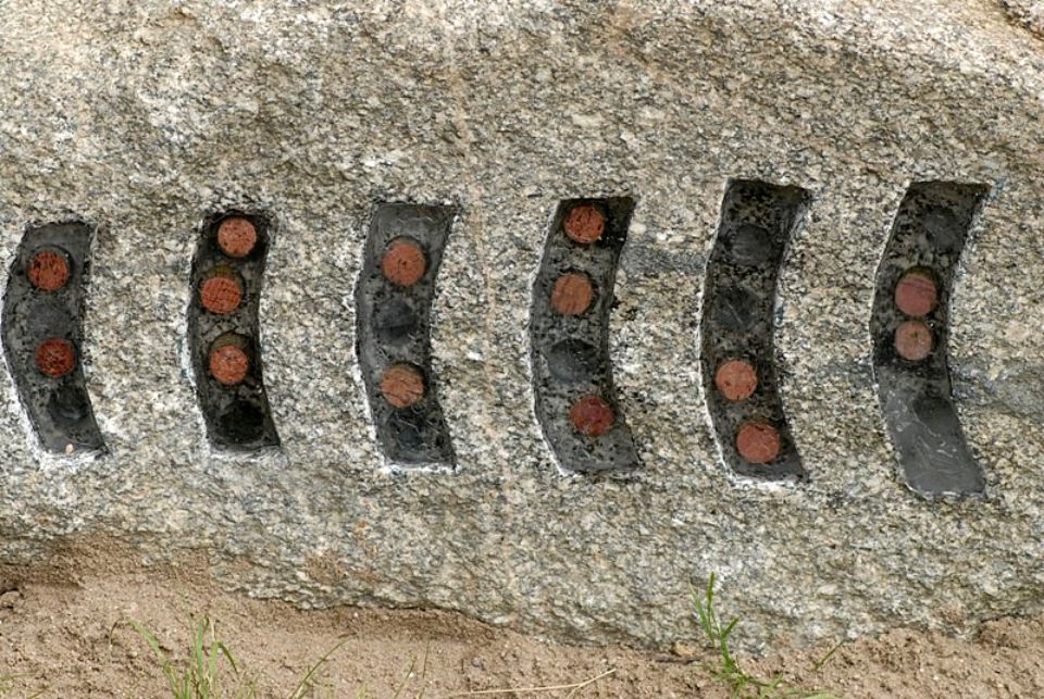 Kunstwerk auf dem Erlebnispfad